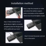 Suohuang Computer Notebook Exhaust Radiator Side Suction Fan Machine for Lenovo/ASUS/Dell laptops - Image 8