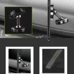Car Phone Holder Alloy Magnetic Universal Dual Ball Rotating Car Phone Holder, - Image 6