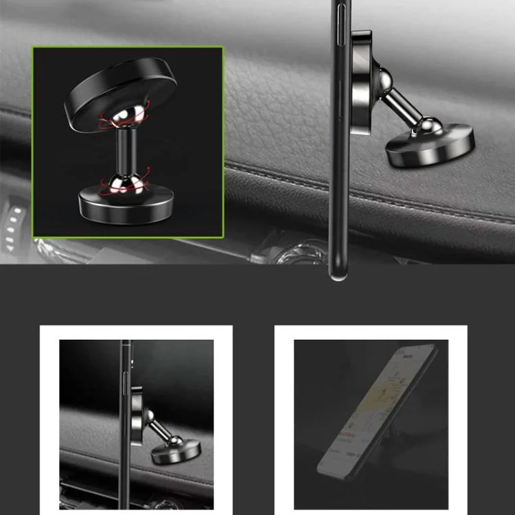 TBD0461539108_B5.webp Car Phone Holder Alloy Magnetic Universal Dual Ball Rotating Car Phone Holder, - Image 6