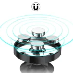Car Phone Holder Alloy Magnetic Universal Dual Ball Rotating Car Phone Holder, - Image 7