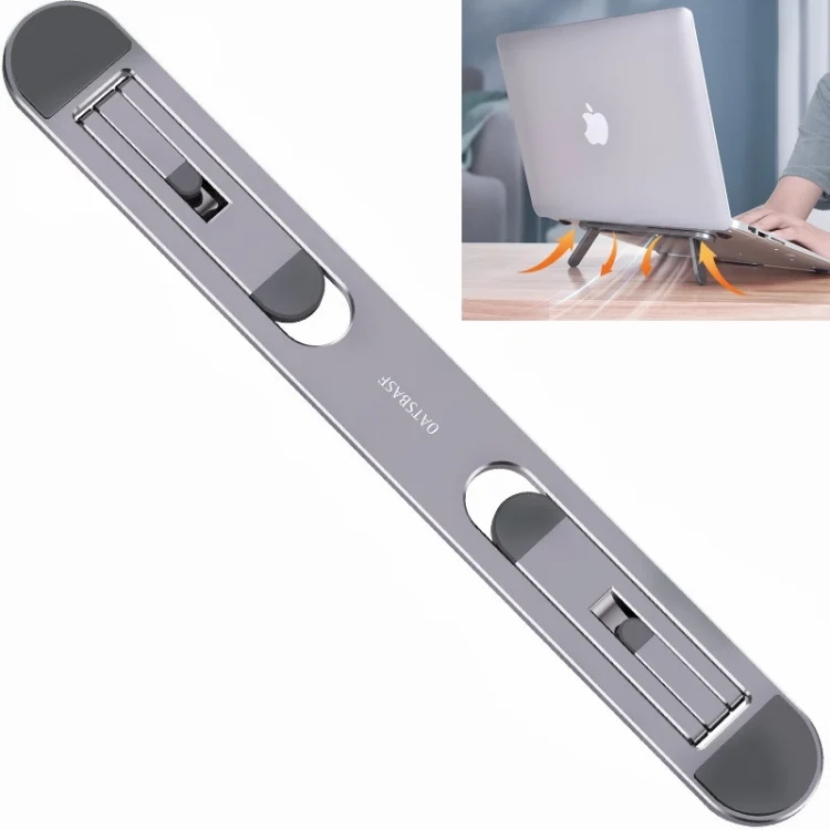 Oatsbasf Portable Storage Foldable Notebook Computer Bracket Heightening Fan Heater