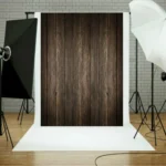 Photo Studio Prop Wood Grain Background Cloth - Image 2