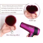 Simple Key Chain Fur Ball Pompon Keychain Pompom Artificial Rabbit Fur Animal Keychains for Woman Car Bag Key Rings - Image 3