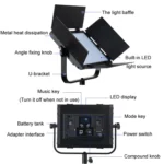 50W RGB Photography Fill Light For Live Broadcast Studio - Image 3