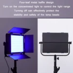 50W RGB Photography Fill Light For Live Broadcast Studio - Image 5