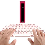 F2 Portable Lipstick Laser Virtual Laser Projection Mouse And Keyboard