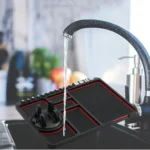 Car Interior Car Multifunctional Instrument Panel Storage Pad Car Phone Bracket Anti-slip Pad With Stop - Image 3