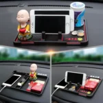 Car Interior Car Multifunctional Instrument Panel Storage Pad Car Phone Bracket Anti-slip Pad With Stop - Image 5