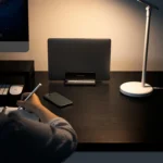 Vaydeer SZ2S01 Notebook Vertical Stand Computer Stand Bracket Desktop Storage Shelf - Image 9