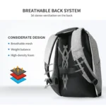 Mark Ryden Multifunction USB charging Men 15inch Laptop Backpack - Image 9
