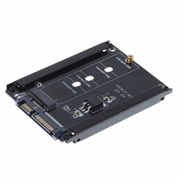 TBD0514356_5.webp Metal Case CYB + M Socket 2 M.2 NGFF (SATA) SSD to 2.5 SATA Adapter for 2230/2242/2260/2280mm M2 NGFF SSD Solid State Hard Drive - Image 6