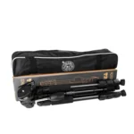 Q111 4-Section Folding Legs Live Broadcast Aluminum Alloy Tripod Mount with Three-dimensional Damping Tripod Heads - Image 13