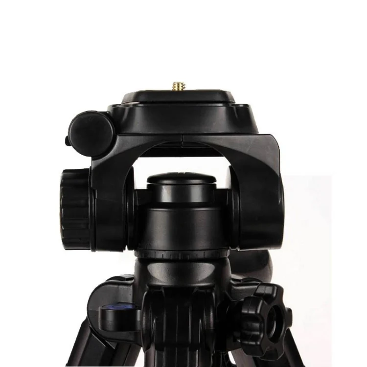 TBD0531385801B_3.webp Q111 4-Section Folding Legs Live Broadcast Aluminum Alloy Tripod Mount with Three-dimensional Damping Tripod Heads - Image 4