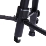 Q111 4-Section Folding Legs Live Broadcast Aluminum Alloy Tripod Mount with Three-dimensional Damping Tripod Heads - Image 7