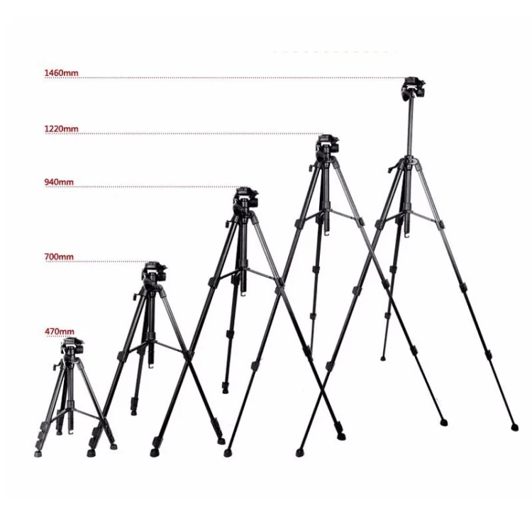 TBD0531385801B_7.webp Q111 4-Section Folding Legs Live Broadcast Aluminum Alloy Tripod Mount with Three-dimensional Damping Tripod Heads - Image 8