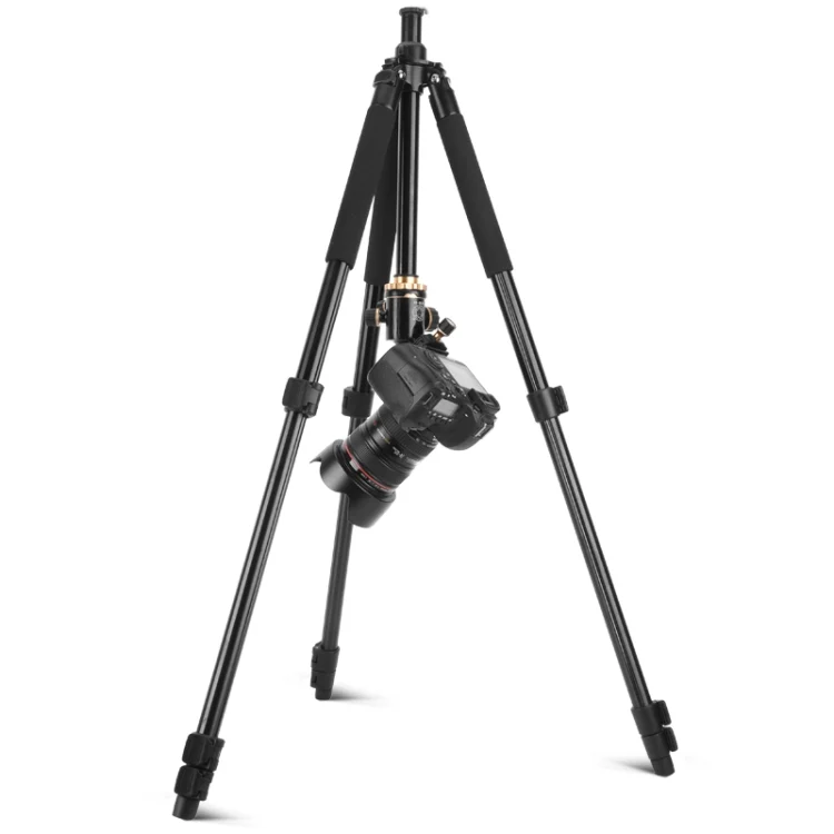 TBD0531798301_2.webp Q338 4-Section Folding Legs Live Broadcast Aluminum Alloy Tripod Mount - Image 3