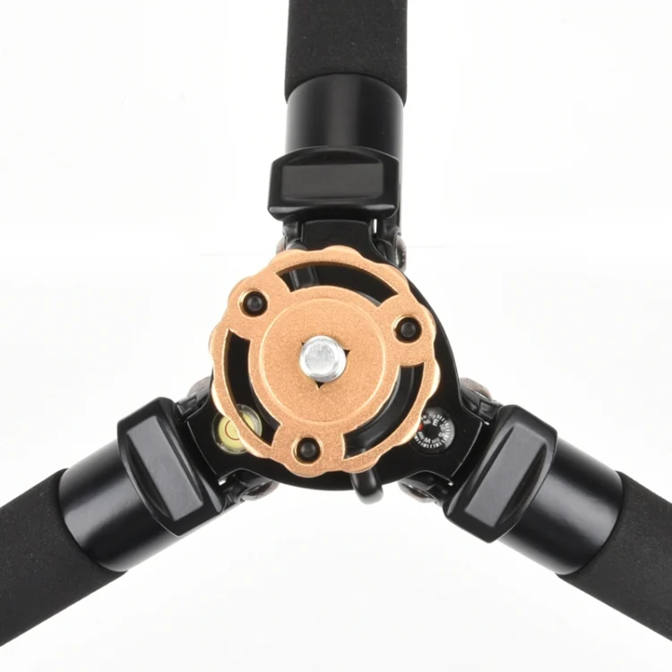 TBD0531798301_3.webp Q338 4-Section Folding Legs Live Broadcast Aluminum Alloy Tripod Mount - Image 4