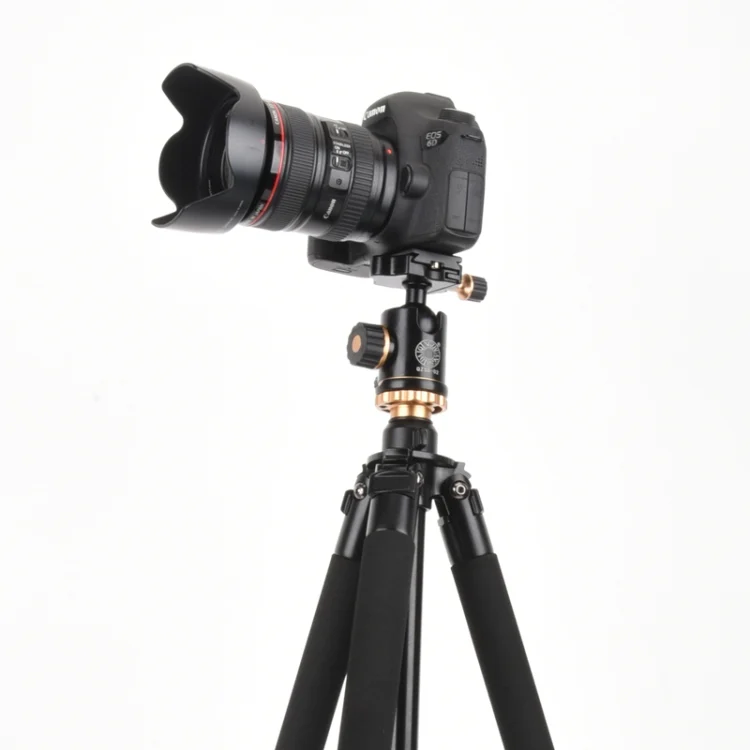 TBD0531798301_4.webp Q338 4-Section Folding Legs Live Broadcast Aluminum Alloy Tripod Mount - Image 5