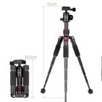 Xiletu FM5S-MINI 5-Section Folding Legs Mini Desktop Tripod Mount - Image 5