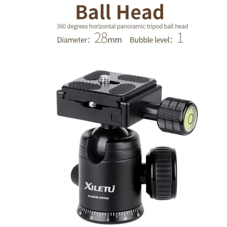 TBD0531802901A_8.webp Xiletu FM5S-MINI 5-Section Folding Legs Mini Desktop Tripod Mount - Image 9