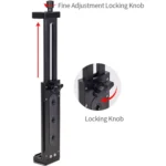 Xiletu Xj15 Live Broadcast Desktop Full Metal Tripod Mount Tablet Pc Phone Clamp With 1/4 Inch Screw Holes & Cold Shoe Base - Image 9