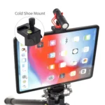 Xiletu Xj15 Live Broadcast Desktop Full Metal Tripod Mount Tablet Pc Phone Clamp With 1/4 Inch Screw Holes & Cold Shoe Base - Image 10