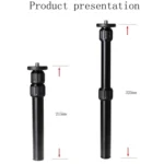Xiletu XM263A Aluminum Metal Handheld Adjustable Tripod Mount Monopod Extension Rod - Image 8