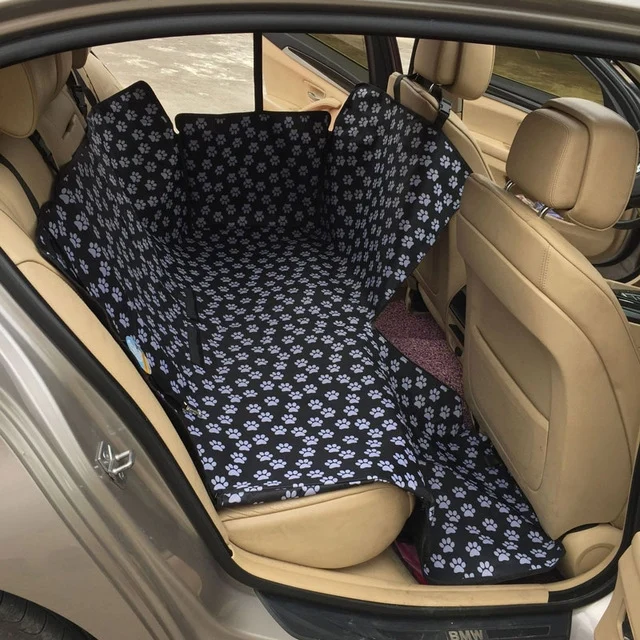 Waterproof Rear Back Pet Dog Car Seat Cover Mats Hammock Protector With Safety Belt