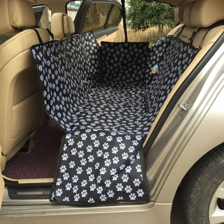 TBD053201601A_4.webp Waterproof Rear Back Pet Dog Car Seat Cover Mats Hammock Protector With Safety Belt - Image 5