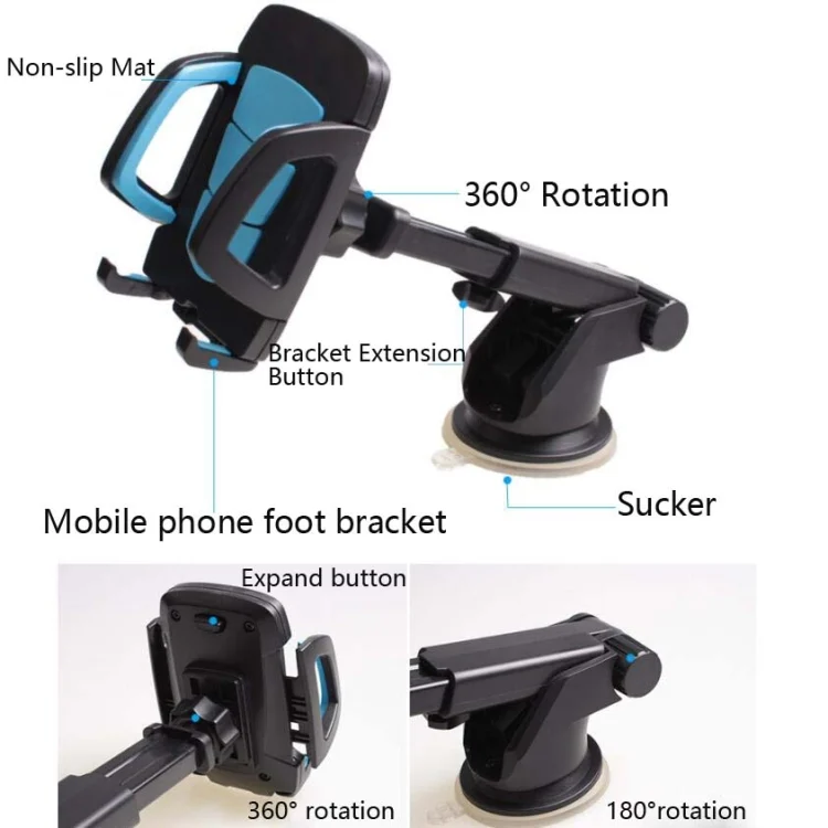 TBD0536374701_B3.webp 3 Sets Car Phone Holder Car Air Outlet Mobile Phone Holder Suction Cup Navigation Instrument Panel General - Image 4