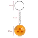 Anime Dragon Ball 7 Stars Balls 2.7cm PVC Figures Toys Keychain - Image 3