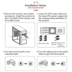 OImaster MR-6601 Six-Bay Optical Drive Hard Disk Box - Image 11