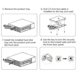 OImaster MR-6601 Six-Bay Optical Drive Hard Disk Box - Image 12