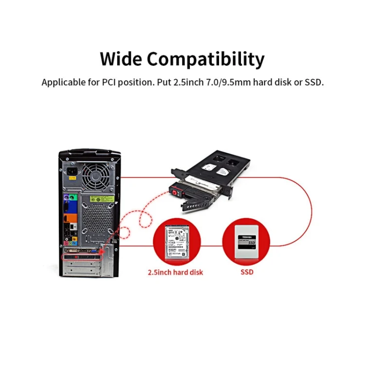 TBD05407469_8.webp OImaster MR-9100 PCI Single-Disk Hard Disk Box Built-In Hard Disk Rack - Image 9
