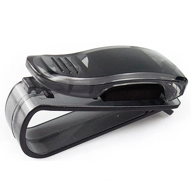 Multi-Function Glasses Case Atuo Car Accessories Sunglasses Holder Auto Fastener Ticket Clip