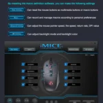 iMICE T91 8 Keys 7200DPI USB Wired Luminous Gaming Mouse, Cable Length: 1.8m - Image 8