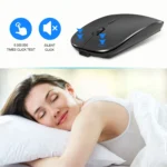 iMICE  E-1300 4 Keys 1600DPI Luminous Wireless Silent Desktop Notebook Mini Mouse - Image 4
