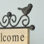 Country Pastoral Iron Birds Welcome Doorplate Wall Decoration Photography Props - Image 7