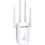 COMFAST CF-WR758AC Dual Frequency 1200Mbps Wireless Repeater 5.8G WIFI Signal Amplifier, CN Plug - Image 2