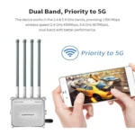 COMFAST CF-WA800 V3 1300Mbps Outdoor WiFi Wireless Base Station Signal Amplifier Repeater - Image 9