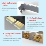 COMFAST Gaming Game 3000Mbps Gigabit Dual-Frequency Wireless Desktop Computer PCIE Wireless Network Card - Image 7