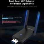 COMFAST CF-924AC V2 1200Mbps Dual Frequency Gigabit USB Computer WIFI Receiver High Power Wireless Network Card - Image 5