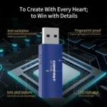 COMFAST CF-727B 1300Mbps Dual Frequency Gigabit USB Desktop Transmitter Receiver Portable Bluetooth V4.2 + WiFi Wireless Network Card - Image 9