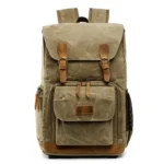 Batik Canvas Waterproof Photography Bag Outdoor Wear-resistant Large Camera Photo Backpack Men for Nikon / Canon / Sony / Fujifilm - Image 2