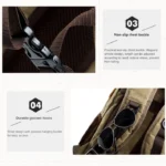 Batik Canvas Waterproof Photography Bag Outdoor Wear-resistant Large Camera Photo Backpack Men for Nikon / Canon / Sony / Fujifilm - Image 14