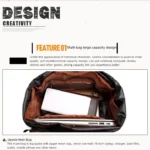 Batik Canvas Waterproof Photography Bag Outdoor Wear-resistant Large Camera Photo Backpack Men for Nikon / Canon / Sony / Fujifilm - Image 8