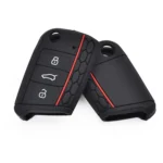 Silicone Key Case Cover for Volkswagen Polo Golf 7/ Skoda - Image 3