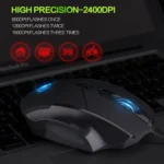 Inphic PW1 Game Mute Macro Definition Illuminated Wired Mouse, Cable Length: 1.5m - Image 11