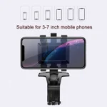 Car Mobile Phone Holder Car Dashboard Rearview Mirror Navigation Bracket With Stop Sign - Image 3
