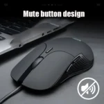 Inphic PB1 Business Office Mute Macro Definition Gaming Wired Mouse, Cable Length: 1.5m - Image 6